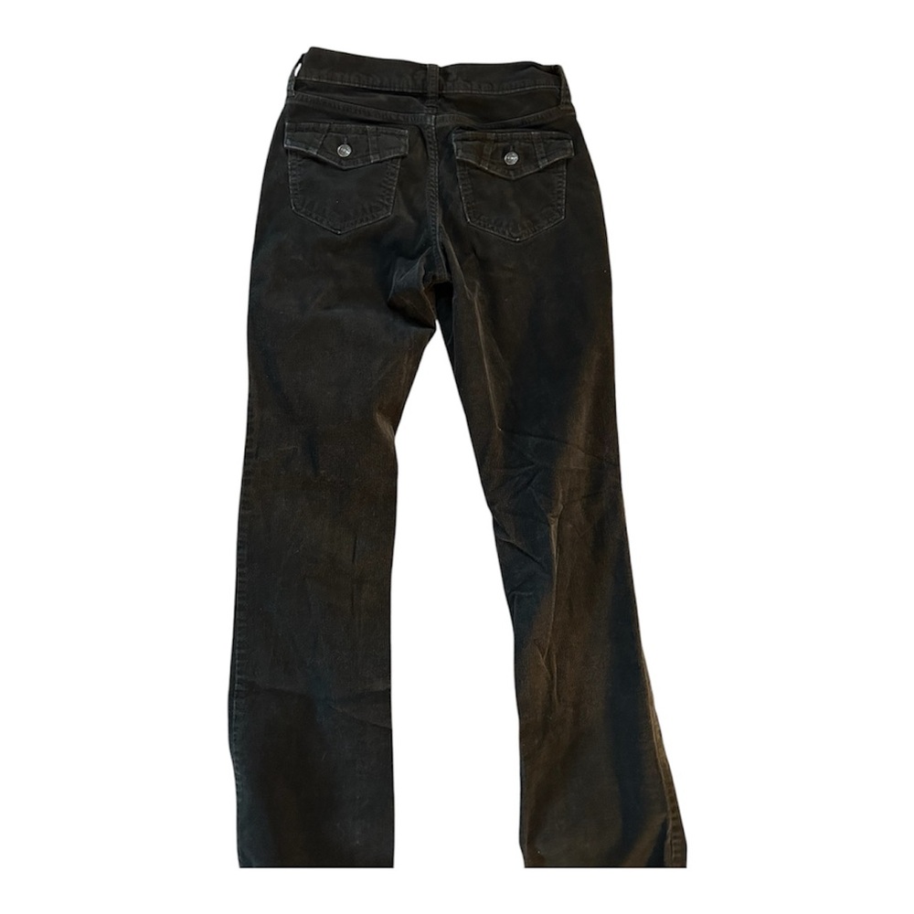 Brown corduroy flare pants with a relaxed fit vintage old navy